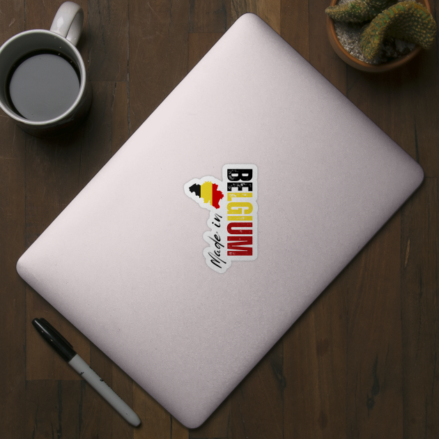 Made in Belgium, Belgium flag by eka123